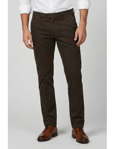 Moro pantalone chino capri in raso di cotone mi2612 [1c6e496e]