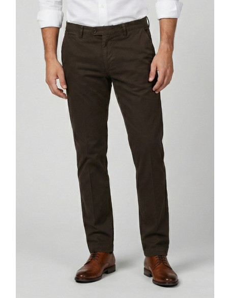 Moro pantalone chino capri in raso di cotone mi2612 [1c6e496e]