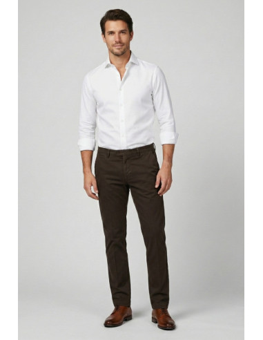 Moro pantalone chino capri in raso di cotone mi2612 [76606169]
