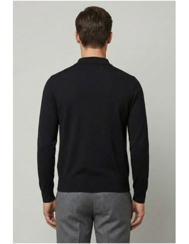 Galerie cardigan collo polo con bottoni mm803 [02db902b]