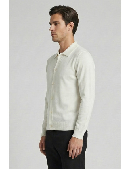 Galerie cardigan collo polo con bottoni mm803 [dca522e6]