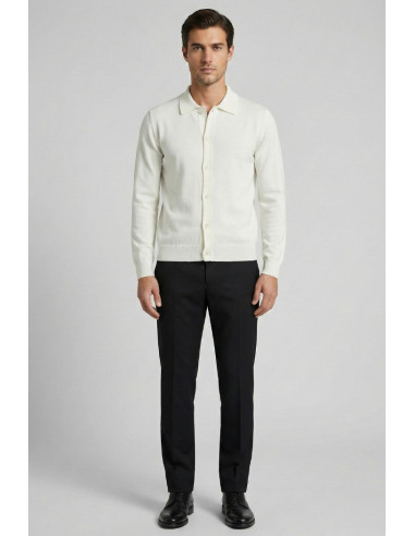 Galerie cardigan collo polo con bottoni mm803 [6ee8a4fc]