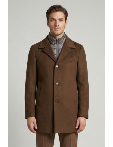 Markup cappotto in panno con pettorina interna imbottita mk9940614 [d4bbfb46]