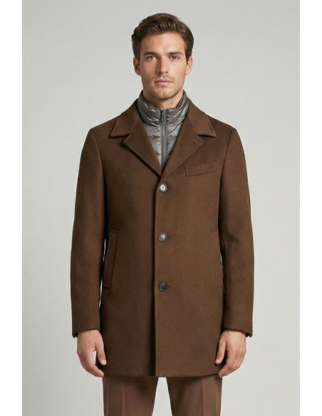 Markup cappotto in panno con pettorina interna imbottita mk9940614 [d4bbfb46]