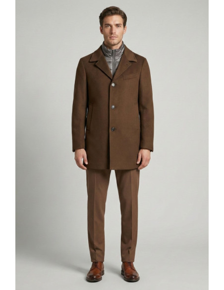 Markup cappotto in panno con pettorina interna imbottita mk9940614 [08cdff55]