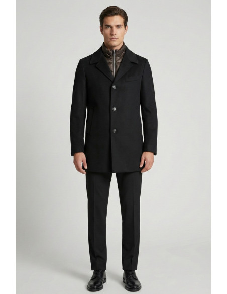 Markup cappotto in panno con pettorina interna imbottita mk9940614 [193772af]