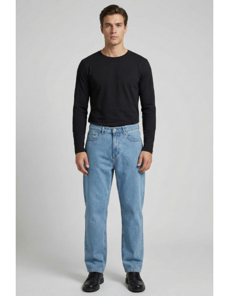 Galerie jeans baggy in denim di cotone mj501 [c2ac6290]