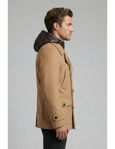 Markup cappotto peacoat in panno con pettorina imbottita mk9940621 [8a85c4f6] 2
