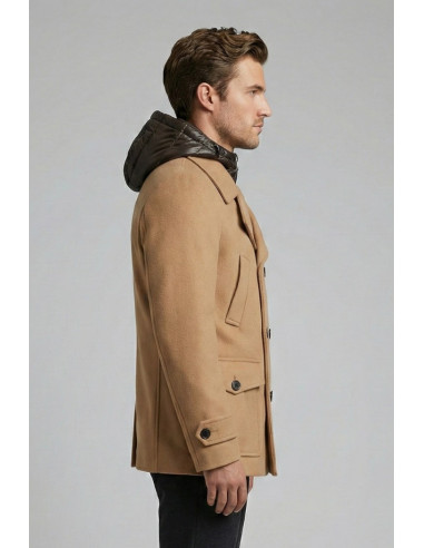 Markup cappotto peacoat in panno con pettorina imbottita mk9940621 [53a387fb]
