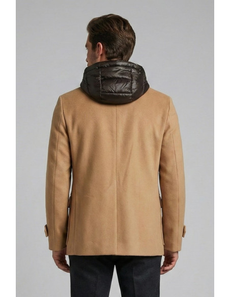 Markup cappotto peacoat in panno con pettorina imbottita mk9940621 [e4be46ff]