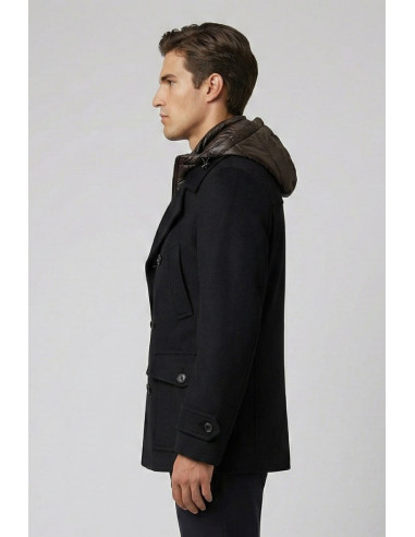 Markup cappotto peacoat in panno con pettorina imbottita mk9940621 [5166558c]
