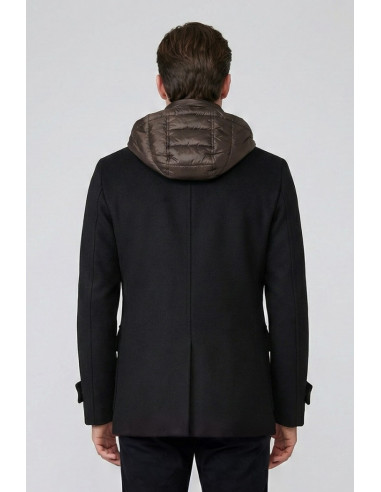 Markup cappotto peacoat in panno con pettorina imbottita mk9940621 [3f5dd785]