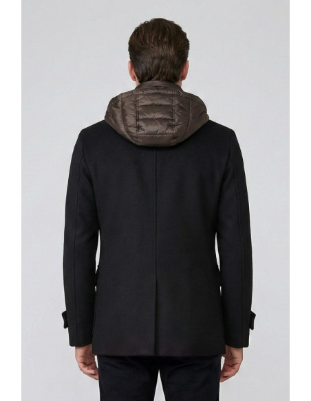 Markup cappotto peacoat in panno con pettorina imbottita mk9940621 [3f5dd785]