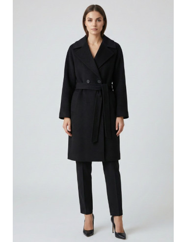 Maidoma cappotto con collo ampio e cintura abbinata ai26f01/2096 [d9fd7418]