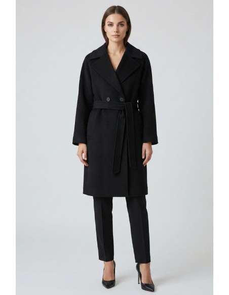 Maidoma cappotto con collo ampio e cintura abbinata ai26f01/2096 [d9fd7418]