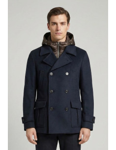 Markup cappotto peacoat in panno con pettorina imbottita mk9940621 [bd279d0d]