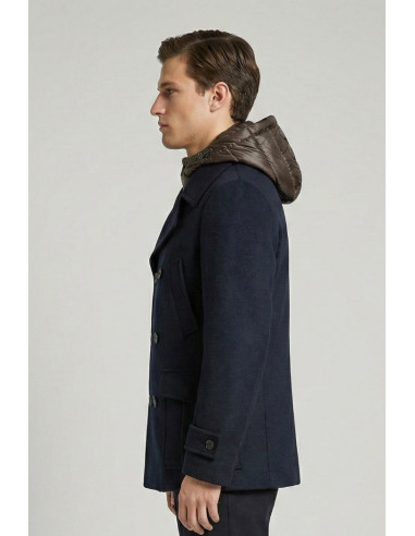 Markup cappotto peacoat in panno con pettorina imbottita mk9940621 [6401de00]