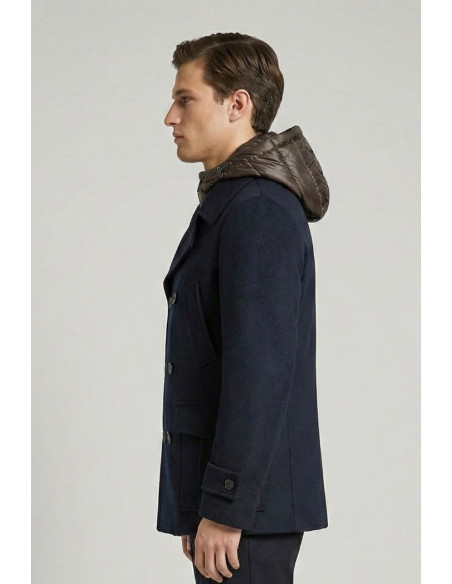 Markup cappotto peacoat in panno con pettorina imbottita mk9940621 [6401de00]