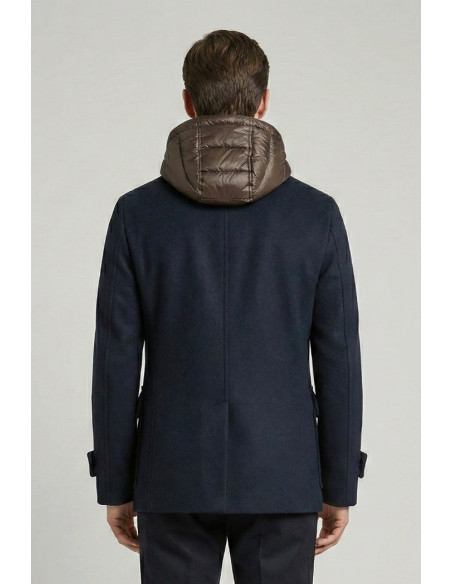 Markup cappotto peacoat in panno con pettorina imbottita mk9940621 [d31c1f04]