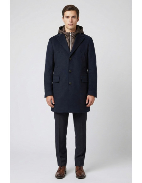 Markup cappotto in panno double con pettorina mk9940616 [5e5b2037]