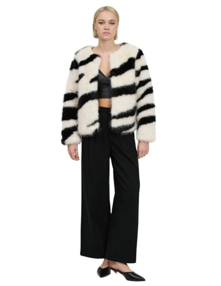 Influencer giacca in ecopelliccia animalier bj2307 [c6045961]