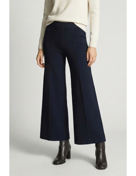 Sheis pantalone palazzo in maglia con riga d52010 [d1e2d132]
