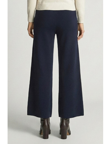 Sheis pantalone palazzo in maglia con riga d52010 [bfd9533b]