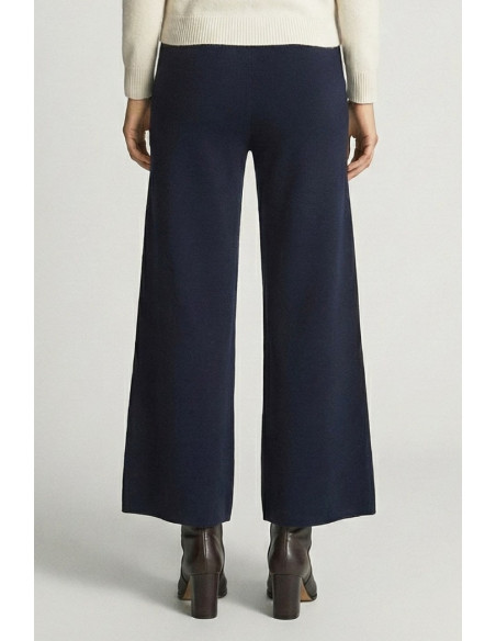 Sheis pantalone palazzo in maglia con riga d52010 [bfd9533b]
