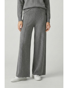 Sheis pantalone palazzo in maglia con riga d52010 [3973d585]