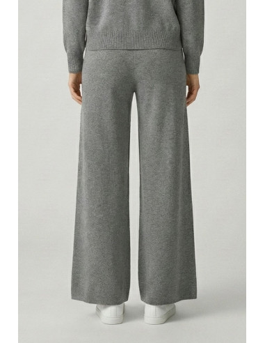 Sheis pantalone palazzo in maglia con riga d52010 [5748578c]
