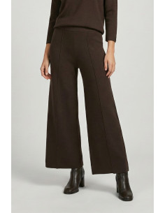 Sheis pantalone palazzo in maglia con riga d52010 [13fec6df]