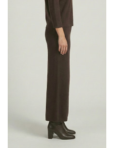 Sheis pantalone palazzo in maglia con riga d52010 [13fec6df] 2