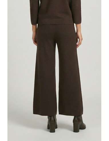 Sheis pantalone palazzo in maglia con riga d52010 [7dc544d6]
