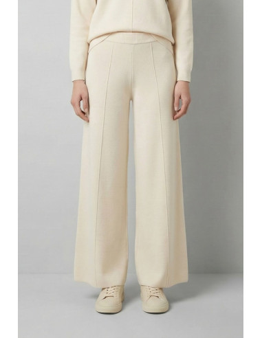 Sheis pantalone palazzo in maglia con riga d52010 [089da071]