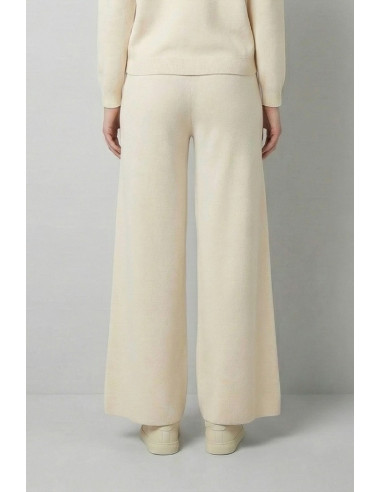 Sheis pantalone palazzo in maglia con riga d52010 [66a62278]