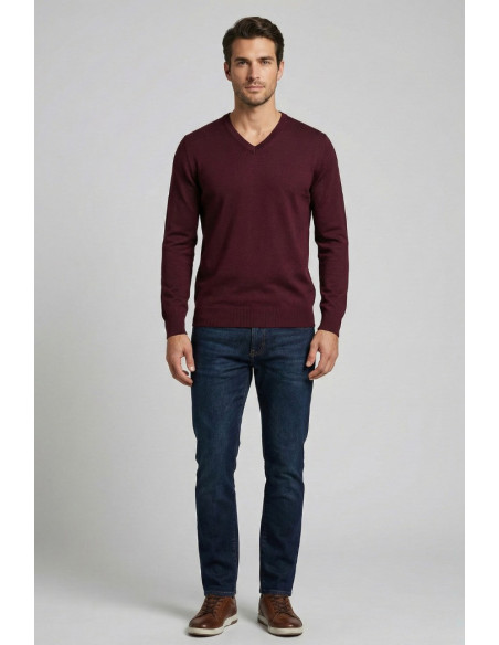 Nerovago maglia scollo a V in misto viscosa 750004 [edc8a64a]