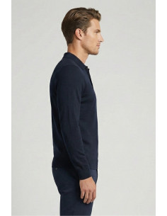 Nerovago maglia polo con bottoni in misto viscosa 750003 [54b6db5e] 2