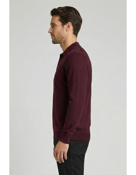 Nerovago maglia polo con bottoni in misto viscosa 750003 [ad254e8c]