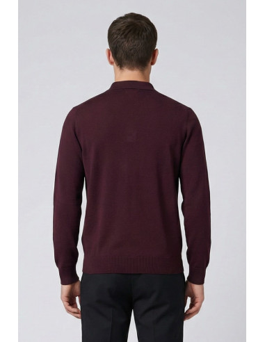 Nerovago maglia polo con bottoni in misto viscosa 750003 [74030d81]