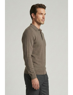 Nerovago maglia polo con bottoni in misto viscosa 750003 [b5db02dc] 2