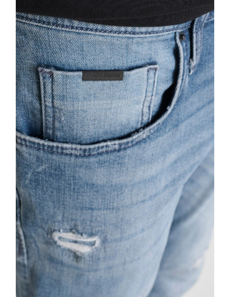 Antony Morato jeans comfort tapered fit in denim malaga blue Kurt mmdt00282-fa750606-w02127 [c9ae0e6c]