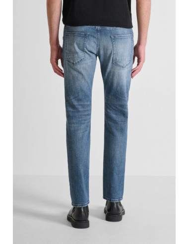 Antony Morato jeans comfort tapered fit in denim malaga blue Kurt mmdt00282-fa750606-w02127 [7eb3cf68]