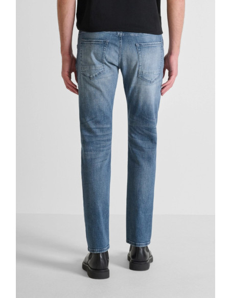 Antony Morato jeans comfort tapered fit in denim malaga blue Kurt mmdt00282-fa750606-w02127 [7eb3cf68]