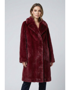 Markup cappotto con effetto pelliccia mw9640628 [9f58d934]