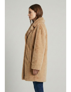 Markup cappotto con effetto pelliccia mw9640628 [7b883724] 2