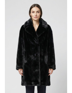 Markup cappotto con effetto pelliccia mw9640628 [a6b1b2bc]