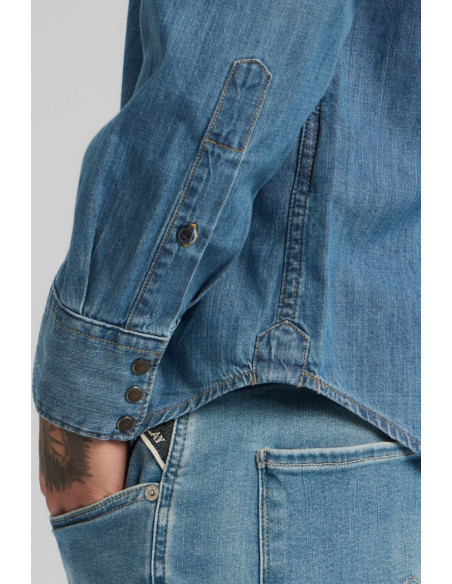 Replay camicia western in denim M4023T.000.26C.94A [5f224fe0]