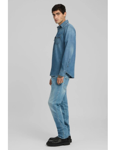 Replay camicia western in denim M4023T.000.26C.94A [e83f8ee4]