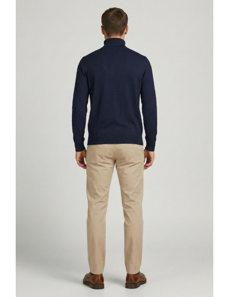 Lumberjack dolcevita con logo ricamo 102217685 [0f175f64]