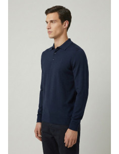 Lumberjack polo in maglia con logo ricamo 102217742 [090e052c] 2